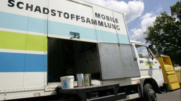 Das Awigo-Schadstoffmobil macht am 13. Februar Station in Bohmte (Archivfoto).