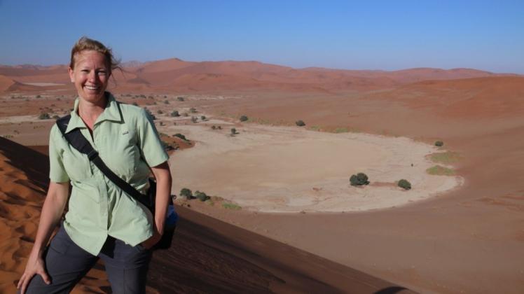 Michaela Bünemann liebt die Weite - wie hier in Namibia.