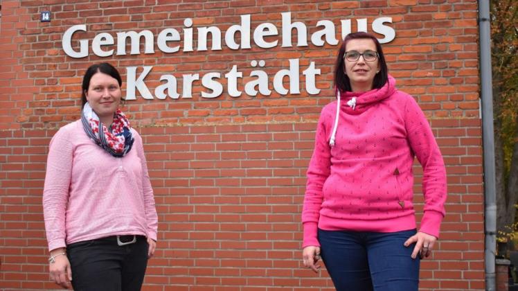 Den Zusammenhalt in der Gemeinde stärken - das wollen Peggy Münch (l.) und Karin Kadletz mit den Veranstaltungen der Dorfgemeinschaft erreichen.