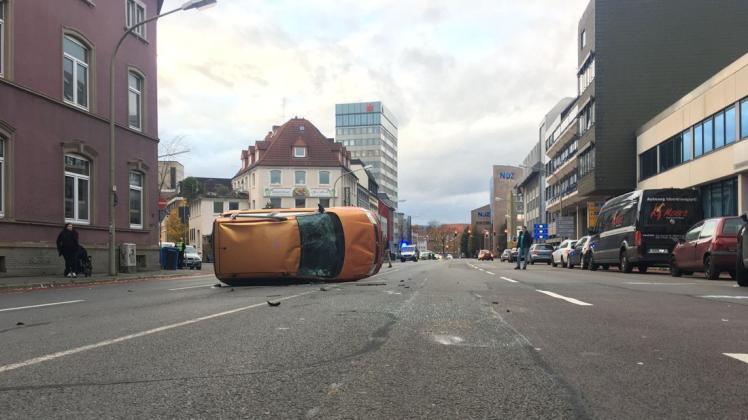 Am Montagnachmittag ist es auf dem Goethering in Osnabrück zu einem schweren Verkehrsunfall gekommen.