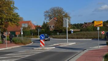 Unzufrieden sind Radfahrer mit dem Kreisverkehrsplatz am Ortsrand von Geeste-Dalum.