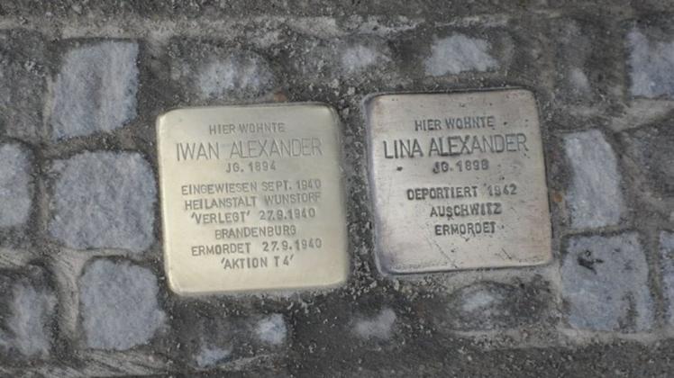 Auch mit Stolpersteinen wird die Erinnerung an Juden in Meppen wachgehalten.