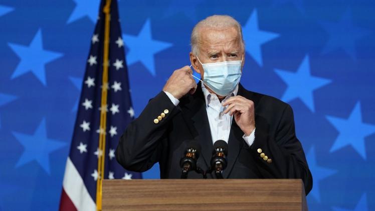 Joe Biden will als erste Amtshandlung mit der Bekämpfung der Corona-Pandemie beginnen.