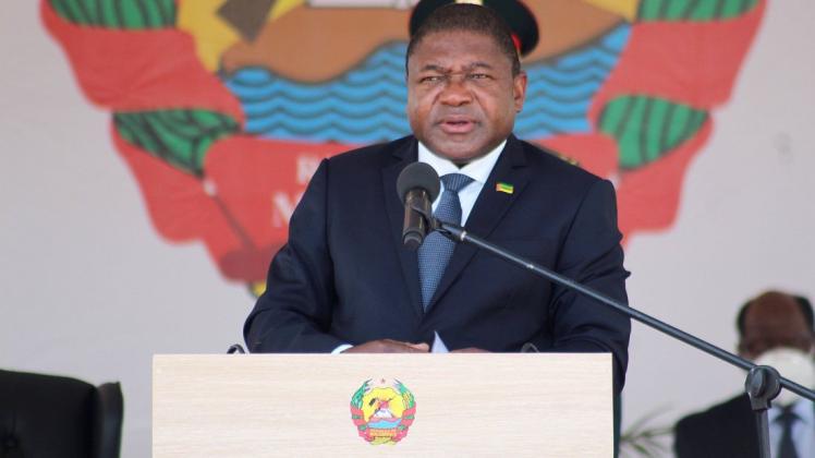 Mosambiks Präsident Nyusi beklagt mehr als 50 Tote.