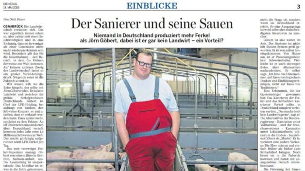 Die Reportage von Dirk Fisser erschien in den Online- und Printausgaben des Unternehmensverbund von NOZ MEDIEN und mh:n MEDIEN sowie seiner Partner. Die Reportage von Dirk Fisser erschien in den Online- und Printausgaben des Unternehmensverbund von NOZ MEDIEN und mh:n MEDIEN sowie seiner Partner.