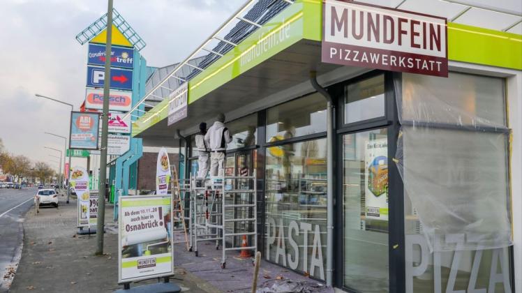 Neu an der Pagenstecherstraße: Die Pizzeria "Mundfein Pizzawerkstatt".