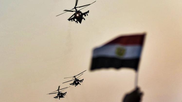 In Ägypten hat sich ein Hubschrauber-Absturz ereignet.