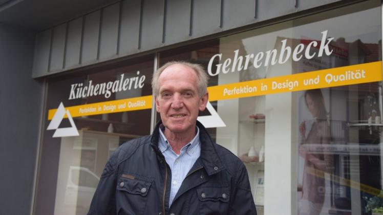 Nach 51 Berufsjahren ist Schluss: Alois Gehrenbeck schließt seine Küchengalerie in Wellingholzhausen.