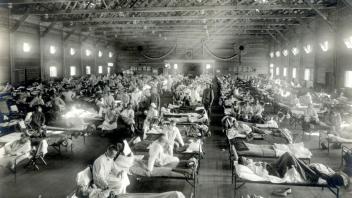 Ging als schwerste Influenza-Pandemie in die Geschichte ein: die Spanische Grippe.