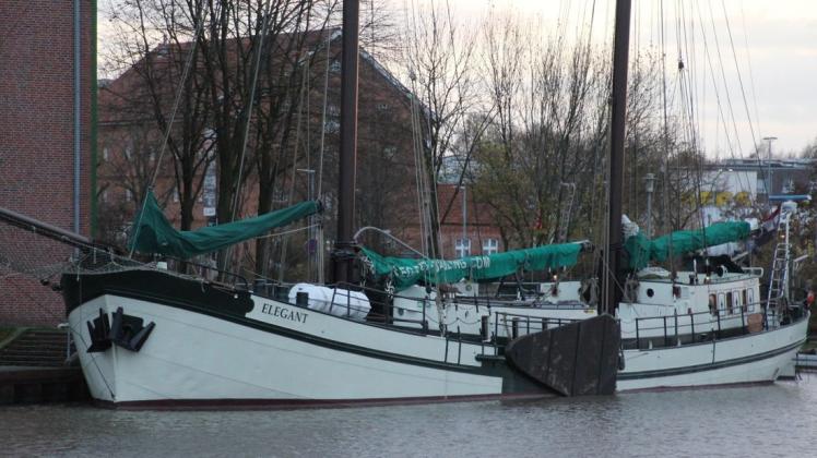 Die "Elegant" wird bis April im Papenburger Hafen überwintern.