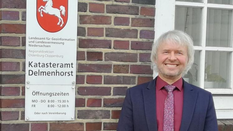 Günter Janzen (58) ist neuer Leiter des Katasteramts in Delmenhorst.