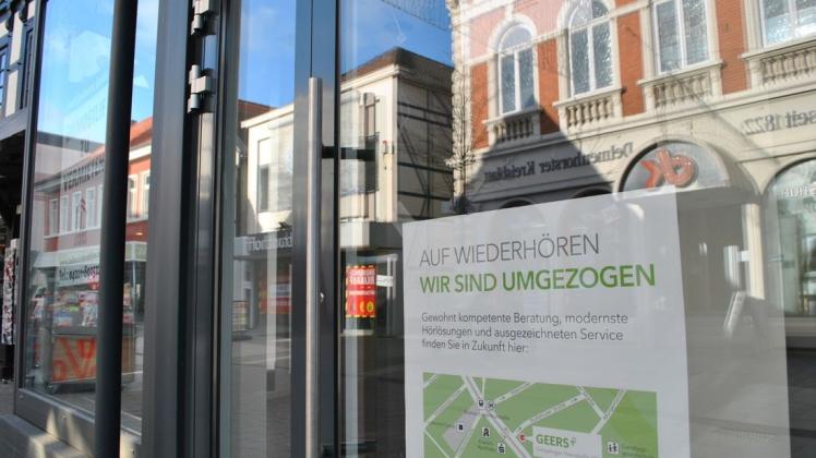Das Fachgeschäft für Hörakustik Geers direkt gegenüber des dk-Verlagsgebäudes hat geschlossen.