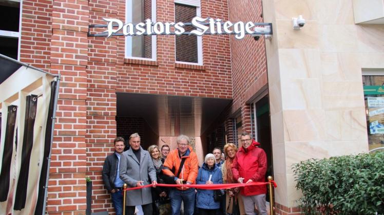 Pastors Stiege wurde nun offiziell eingeweiht.
