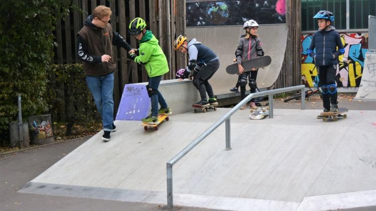 Mächtig was los“ im Skatepark Bramsche neben der Alten Webschule