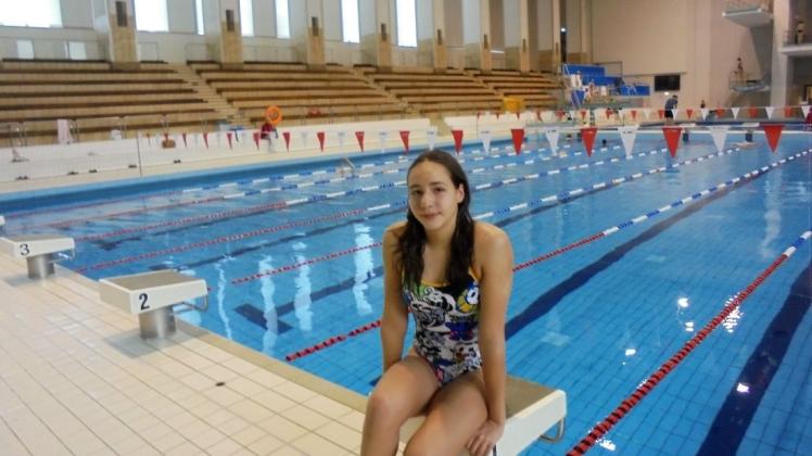 Rostocks Schwimmer, so auch Laura Kienapfel, sitzen auf dem Trockenen. Für November ist wenigstens erst mal wieder hier, in der Neptun-Halle, ein Testwettkampf geplant.