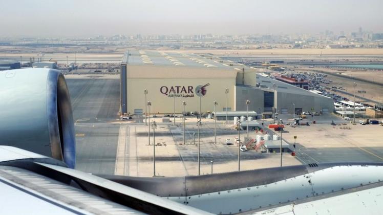 Der Flughafen von Doha in Katar.
