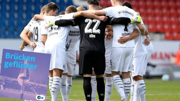 Bereit für einen erfolgreichen Endspurt? das Team des VfL Osnabrück. Bereit für einen erfolgreichen Endspurt? das Team des VfL Osnabrück.
