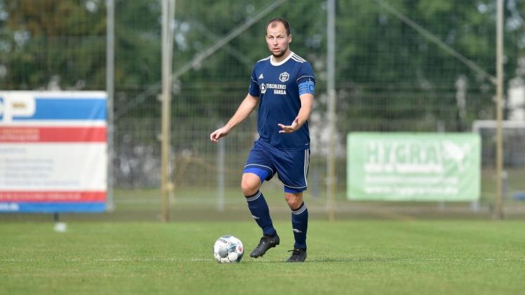 Pastows Kapitän Johannes Grahl will mit seinem Team auch gegen den FC Mecklenburg Schwerin punkten.