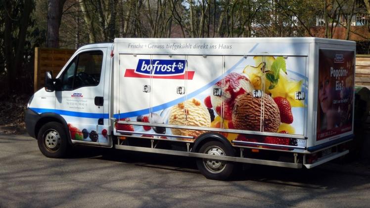 Bofrost ist ein Direktvertreiber von Tiefkühlkost und Speiseeis. Könnte in ähnlichen Fahrzeugen der Corona-Impfstoff vertrieben werden?
