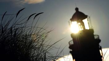 Wittdün: Der Leuchtturm auf Amrum ist ein Touristenmagnet.