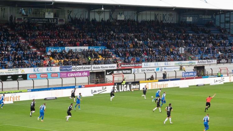 2300 Zuschauer waren beim Meppener Heimspiel gegen Verl zugelassen.