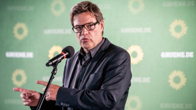 Grünen-Chef Robert Habeck kritisiert die Haltung der Linken im Fall Nawalny.