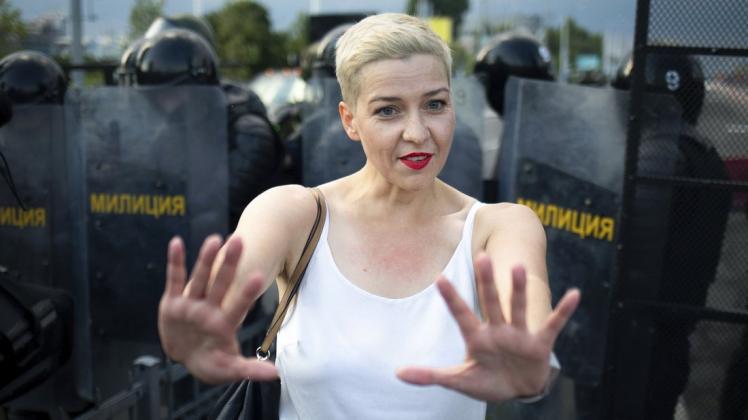 Maria Kolesnikowa soll von Ermittlern verhört werden.