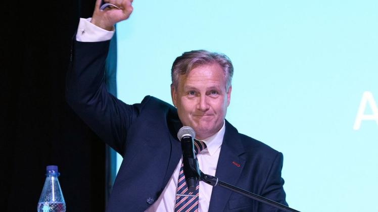 Jens Kestner, AfD-Bundestagsabgeordneter, ist neuer Landeschef der Partei in Niedersachsen. Jens Kestner, AfD-Bundestagsabgeordneter, ist neuer Landeschef der Partei in Niedersachsen.