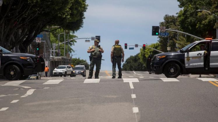 Los Angeles: Zwei Polizisten sind durch Schüsse schwer verletzt worden. (Symbolbild)