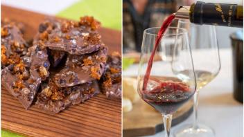 Schokolade und Wein können interessante Geschmackspaarungen bilden.