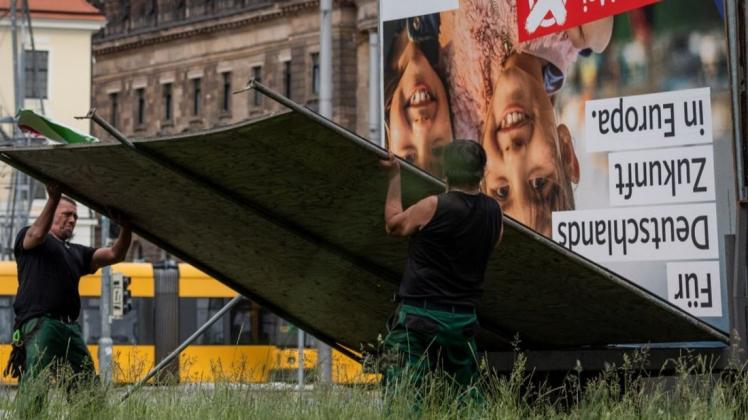 Wahlplakate sind unter dem Gesichtspunkt des Umwelt- und Klimaschutzes nicht mehr zeitgemäß, findet die FDP in Ganderkesee (Symbolfoto).