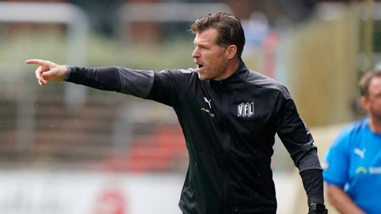 Trainer Marco Grote startet mit dem VfL Osnabrück – aber ohne Moritz Heyer – in die 2. Fußball-Bundesliga.