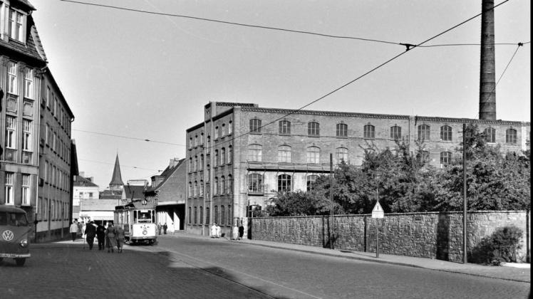 Firma Hagedorn an der Lotter Straße im Mai 1959.