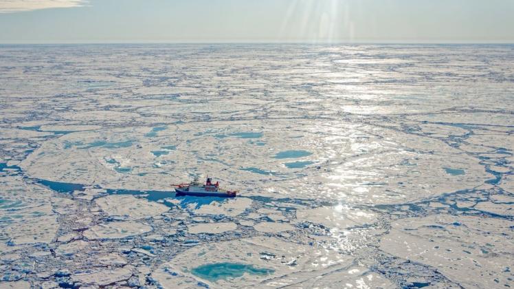 "Das Meereis der Arktis hat sich in diesem Jahr atemberaubend weit zurückgezogen", erklärte Experte Markus Rex.