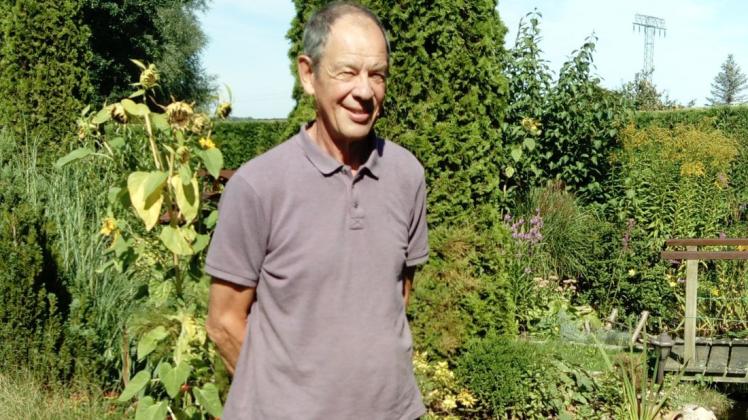 Eines der größten Hobbys von Jubilar Siegfried Sanftleben ist sein Garten.