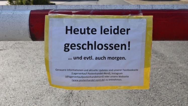 Der Postenhandel an der Nienburger Straße bleibt geschlossen.