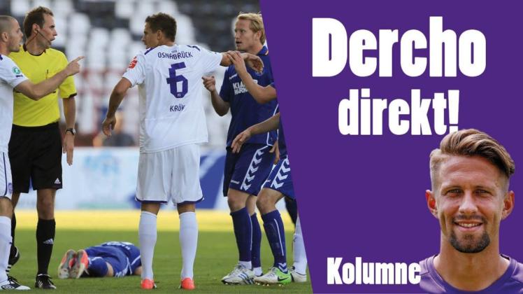 Alexander Dercho ist froh, dass er bisher nur einmal ein Geisterspiel erleben musste – wie hier mit dem VfL in Karlsruhe.