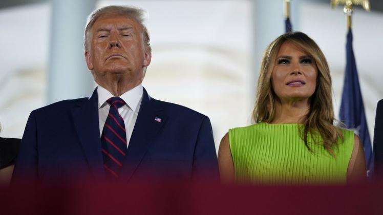 First Lady Melania Trump verteidigt ihren Ehemann.