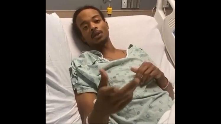 Videobotschaft aus dem Krankenbett: Der von Polizisten niedergeschossene Afroamerikaner Jacob Blake hat sich zu Wort gemeldet.