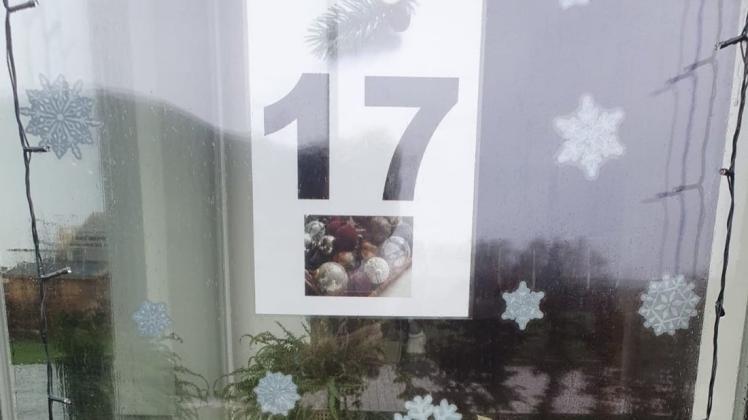 Auch Nummer 17 ist schon festlich geschmückt. Wo das Fenster zu finden ist, wird aber noch nicht verraten.