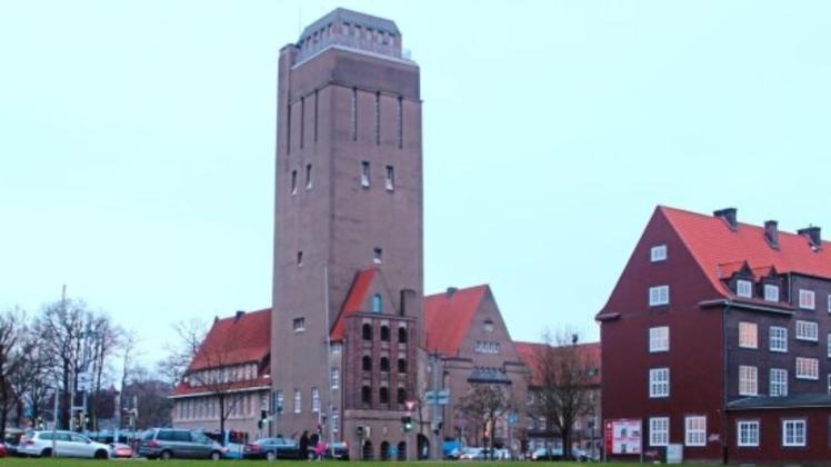 Delmenhorster Wahrzeichen: Der Wasserturm kann am Sonntag erstmals wieder bestiegen werden (Archivfoto).