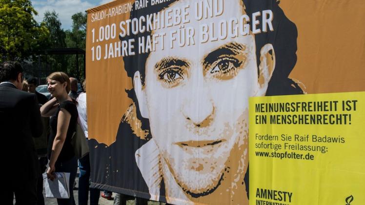 Raif Badawi: inhaftierter saudischer Blogger und Menschenrechtsaktivist