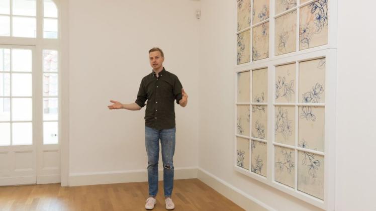 Im Haus Coburg war 2019 unter anderem die Ausstellung "Fenstermalerei" des norwegischen Künstlers Fredrik Vaerslev zu sehen. (Archivfoto)