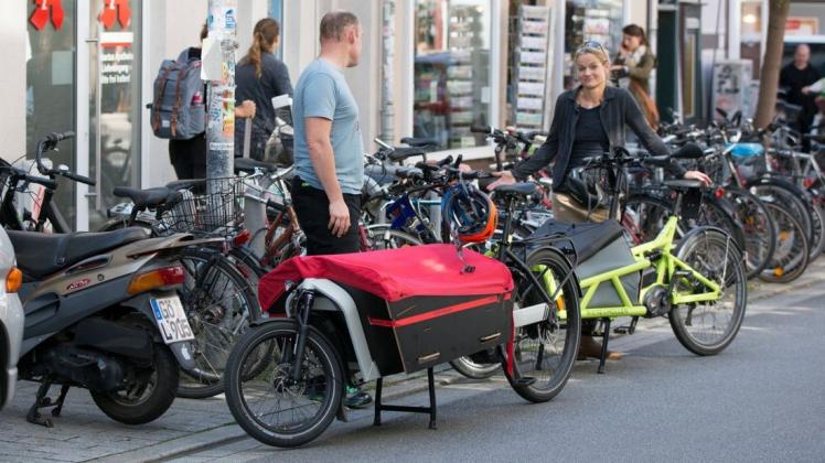 Sie dürften bald deutlich häufiger in Osnabrück zu sehen sein: Lastenräder und -pedelecs.