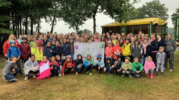 75 Kinder und 30 Betreuer nahmen am Zeltlager 2019 in Molbergen teil (Archivbild).