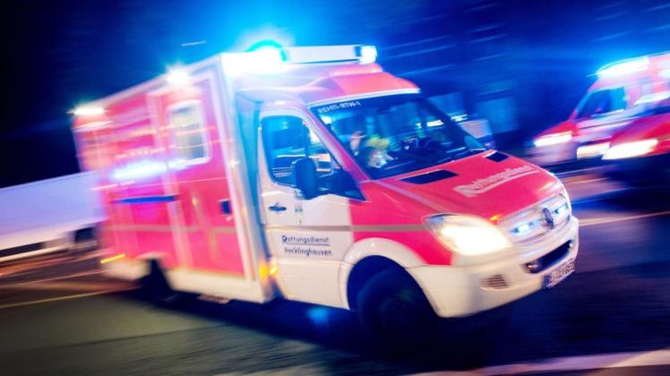 Ein Mann wurde bei einen Unfall in Wallenhorst leicht verletzt.