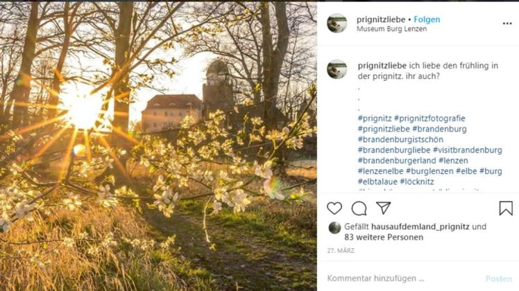 Die Prignitz auf Instagram: Schöne Landschaftsbilder auf dem Kanal "Prignitzliebe".