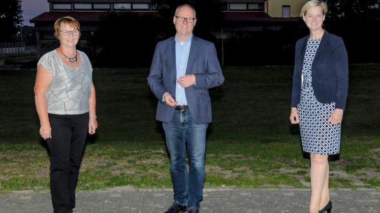 Drei, die sich um Schlüsselpositionen bewerben: Heike Cyzelski will wieder in den Kreistag, der Wettringer Matthias Krümpel stellte sich als CDU-Landratskandidat vor und Annette Große-Heitmeyer kandidiert aus dem Amt heraus erneut als Bürgermeisterin für Westerkappeln.