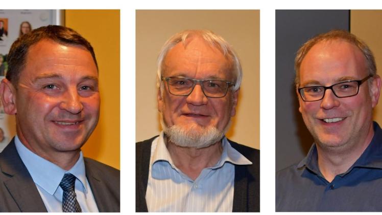 Wechsel an der Spitze der CDU-Fraktion: Gerd Steinkamp (links) und Markus Frerker (rechts) führen nun die Fraktion als Nachfolger des scheidenden Fraktionschefs Gerd Uphoff.