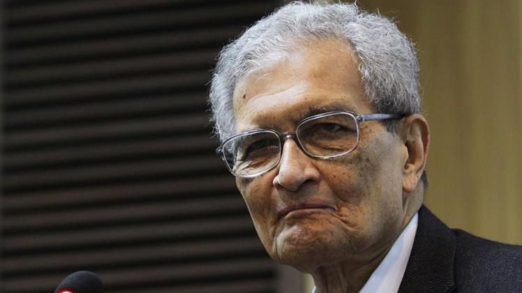 Der indische Wirtschaftswissenschaftler und Philosoph Amartya Sen erhält den Friedenspreis.